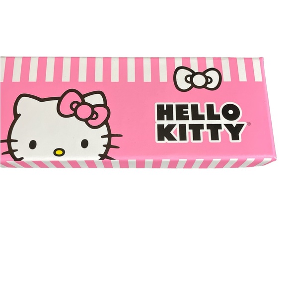 Hello Kitty Enamel Stud Earrings/Sterling Silver/Ceramic Trinket Dish NWT - Picture 3 of 4